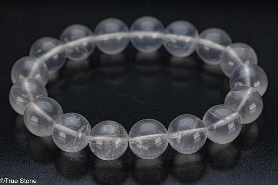 パキスタン スカルドゥ クラウディーホワイトクォーツ ブレスレット クリスタル ロッククリスタル シガール渓谷｜True Stone