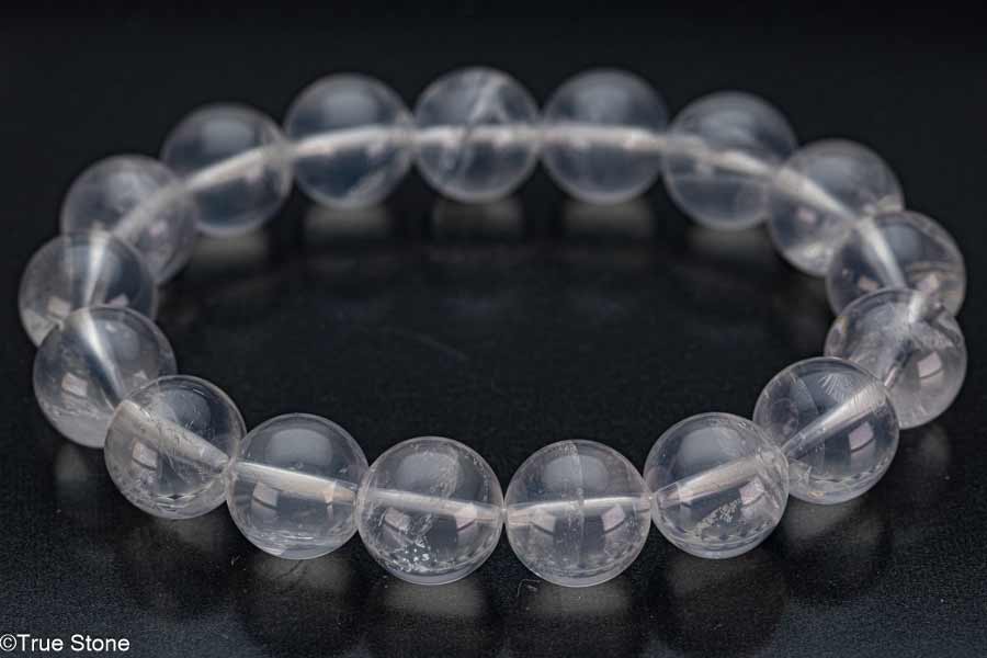 パキスタン スカルドゥ クラウディーホワイトクォーツ ブレスレット クリスタル ロッククリスタル シガール渓谷｜True Stone