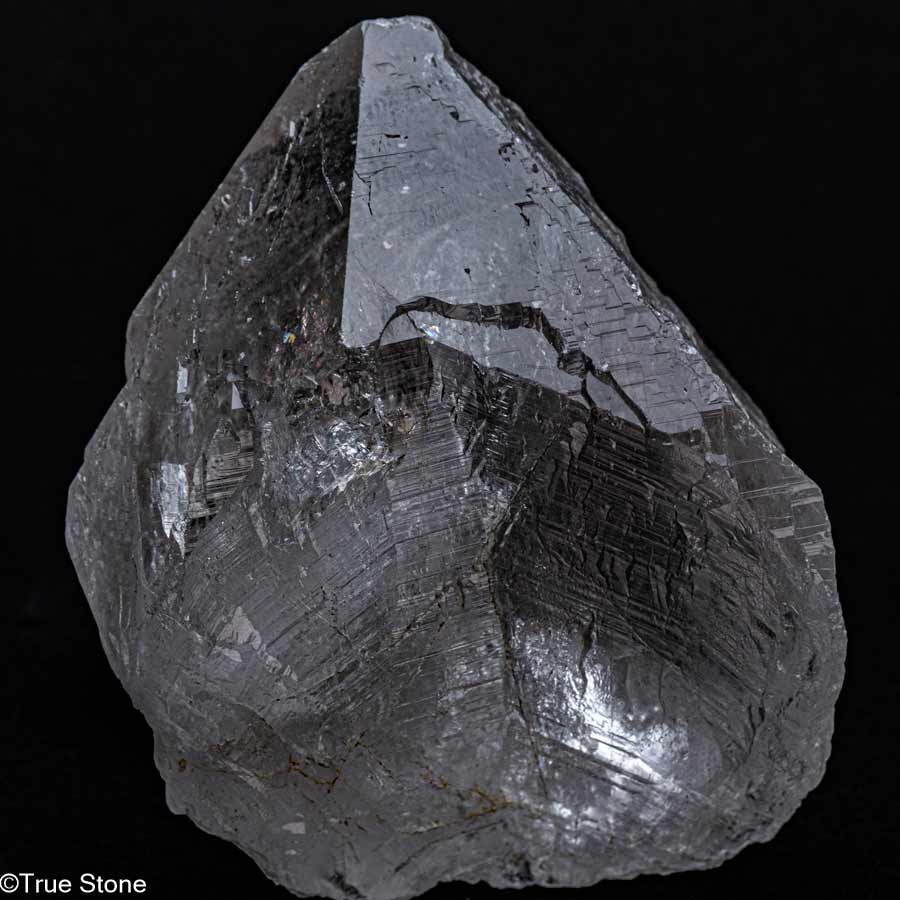 ネパール ガネッシュヒマール産 ヒマラヤ水晶 原石（成長線グロースラインあり・終端あり・柱面剥離痕）ガネーシュヒマール