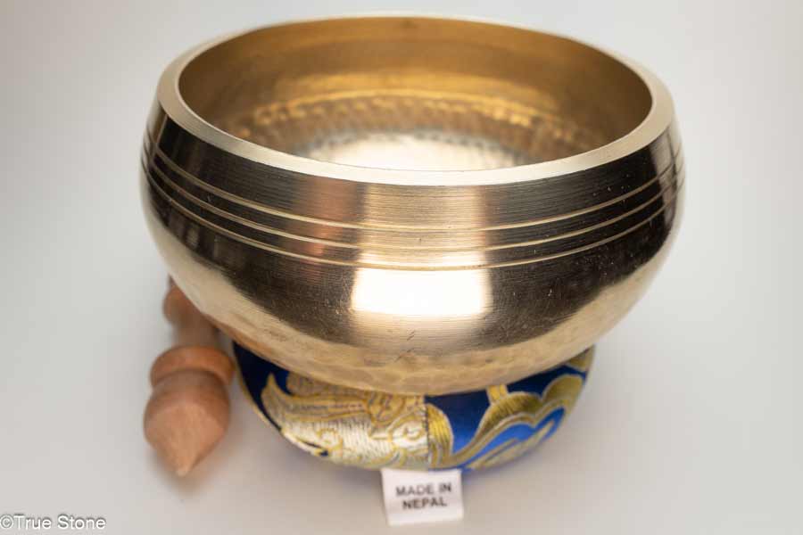 ネパール製 シンギングボウル 582g スティック シンギングボール 手作り品 密教法具 チベット ７メタル 7,227円