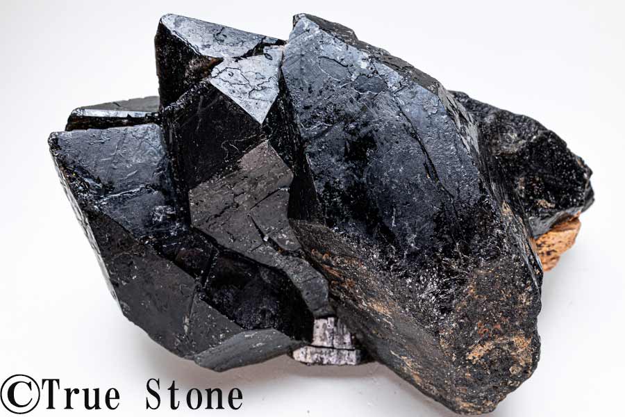 天然 黒水晶 モリオン 原石 ブラッククリスタル ブラッククォーツ クラスター 原石 天然石 浄化｜True Stone