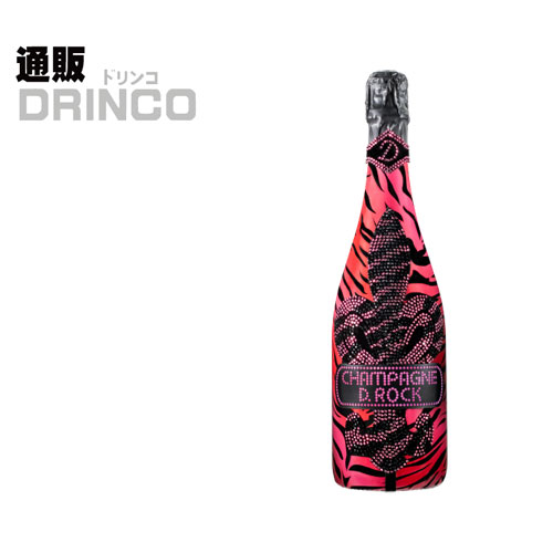スパークリングワイン D.ROCK タイガー ロゼ ルミナス（ロゴ部分発光） 750ml 瓶 1本 【送料無料 北海道・沖縄・東北 別途加算】 [TIGER ROSE LUMINOUS スパークリングワイン ギフト プレゼント イベント パーティ 高級 豪華 特別 キラキラ クラブ]