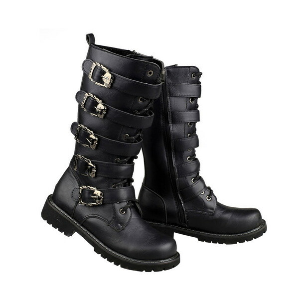 ブーツ メンズ ショートブーツ バイカー オフロード バイク用ブーツ レースアップ 編み上げ 通常裏起毛 軽量 新品 春 秋 冬 アウトドア レーシング ブーツ 防風 防寒 a 最大99 オフ