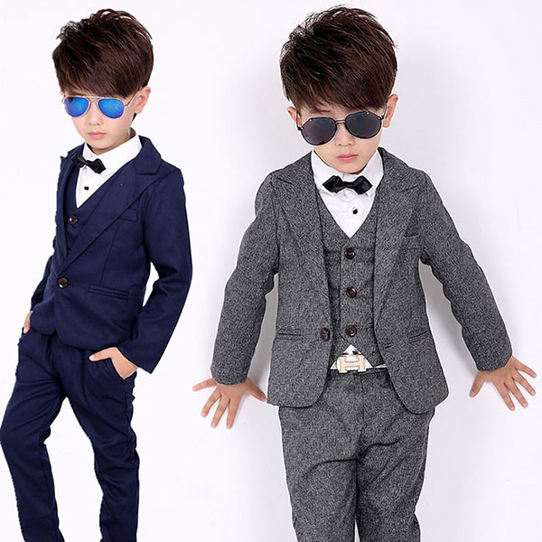 子供服 韓国風 キッズ ジュニア 男の子 三点セット タキシードスーツ ジャケット ベスト パンツ フォーマル 結婚式 写真撮影 発表会 入園式 入学式 卒業式 卒園式 七五三 お祝い 快適 柔らかい 春 秋 冬 a Rockridgefamilymed Com