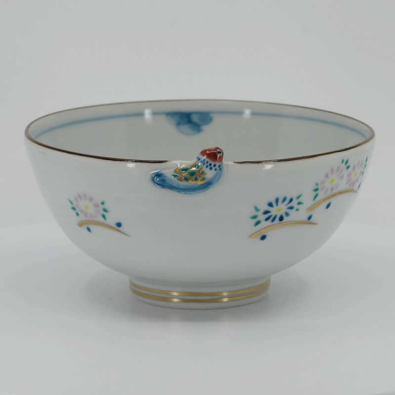 楽天市場】京焼 清水焼 茶碗 乾山 花小路 大 森俊山窯 化粧箱入り 陶器