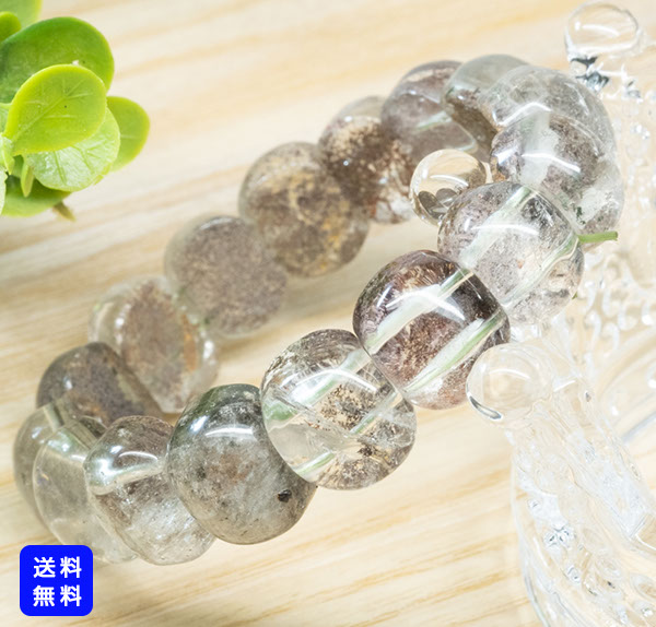 【現品区分け】ガーデンクォーツ (15粍 x 13粍 x 10粍 / 玉 ) 【口径 17cmm】バングル 腕輪 癒し 箱庭 石英 天然石 水晶 力強さ石ころ gerden quartz