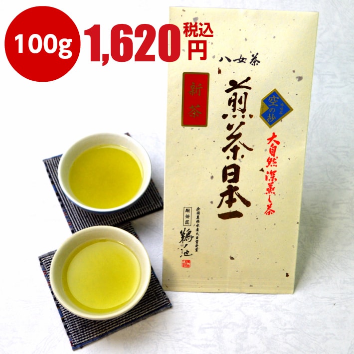 楽天市場 八女茶 煎茶 送料無料 高級茶 100g お茶 緑茶 茶葉 日本茶 深蒸し茶 煎茶 国産 冷茶 一番茶 深むし 深蒸し茶 葉 深蒸し ご当地 お取り寄せ ポイント消化 お土産 通販 贈り物 ランキング 九州産 返金保証 鵜ノ池製茶 鵜ノ池製茶