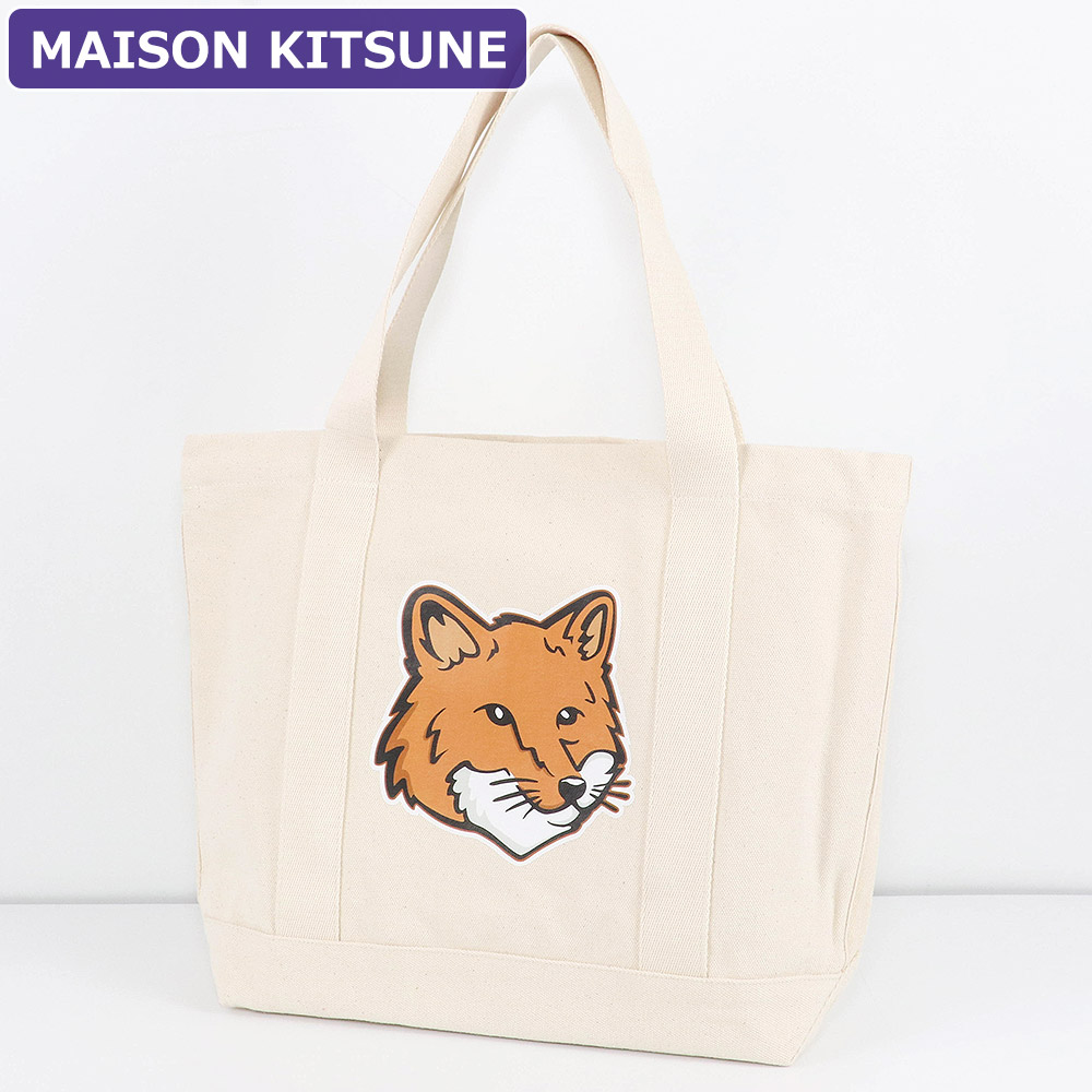MAISON KITSUNE ACIDE トートバック　ホワイト MAISON KITSUNE ACIDE トートバック ホワイト｜Yahoo!フリマ（旧