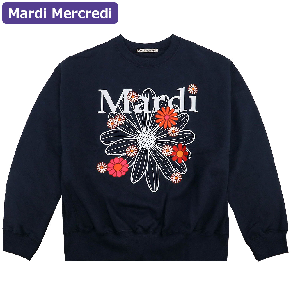 Mardi Mercredi マルディメクルディ 韓国大人気 刺繍スウェット 