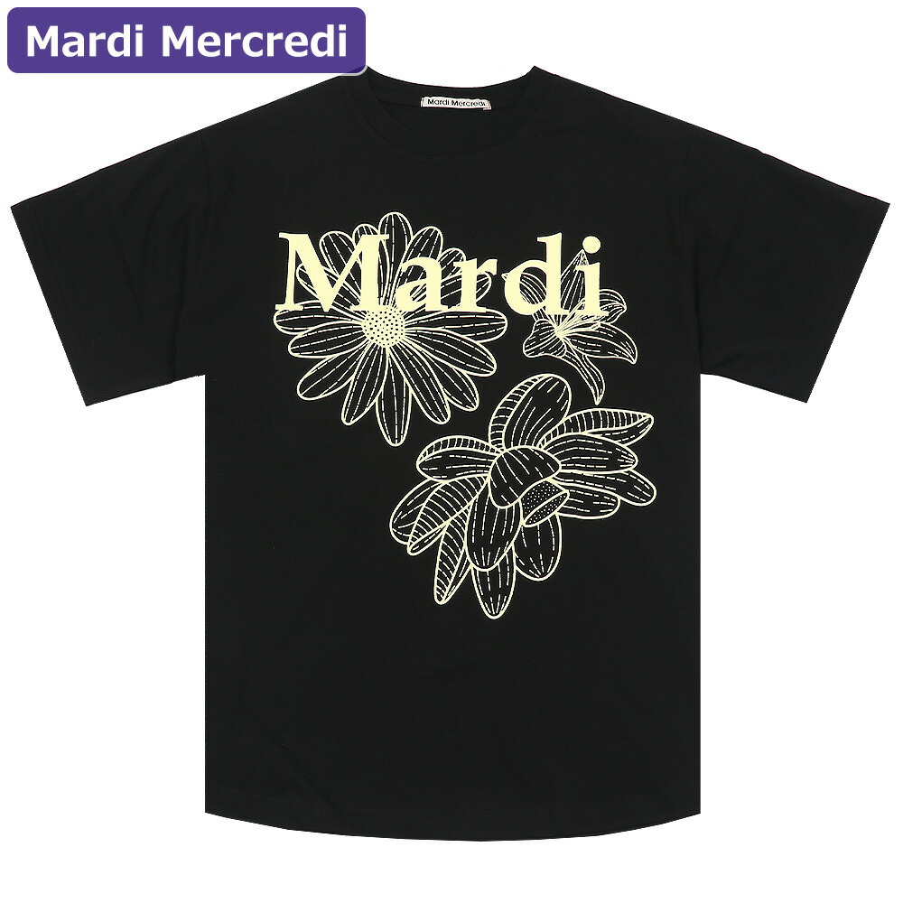 MARDI MERCREDI Tシャツ TSHIRT FLOWERMARDI BLOSSOM 半袖 韓国 Mardi Mercredi マルディメクルディ Tシャツ TSHIRT FLOWERMARDI