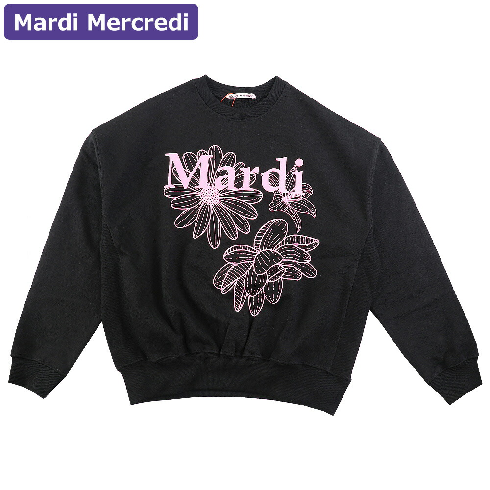 Mardi 花柄プリント スウェット グレー✖︎ホワイト 楽天市場】マルディメクルディ Mardi Mercredi スウェット