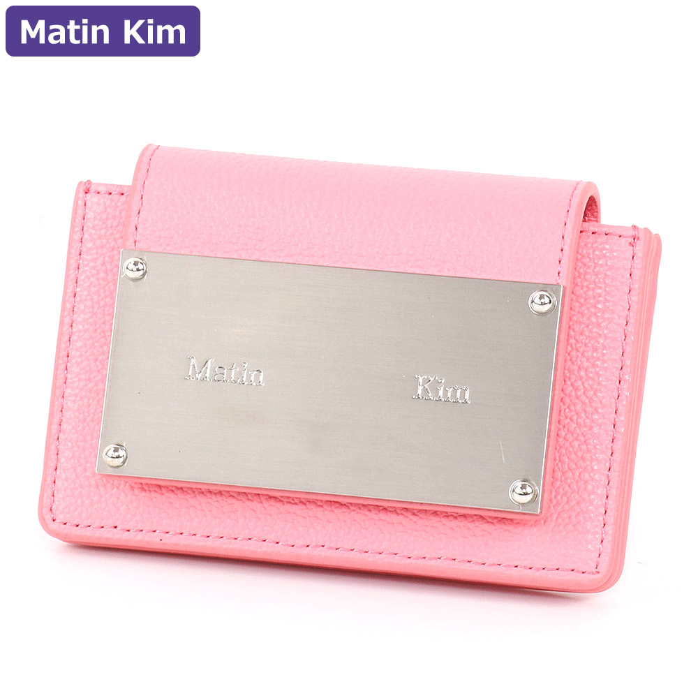 新品 マーティンキム ミニポーチ ブルー 青 SKY 韓国 Matin Kim(マーティンキム) 財布・小物その他(レディース