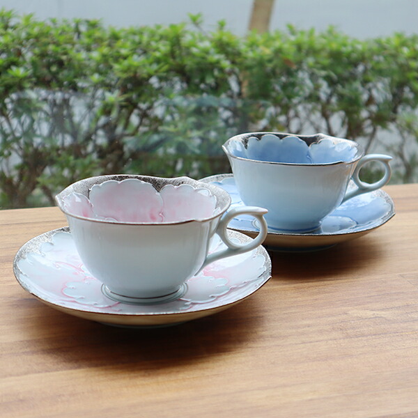 楽天市場】【送料無料】有田焼 コーヒーカップ 金ロゼ グリーン