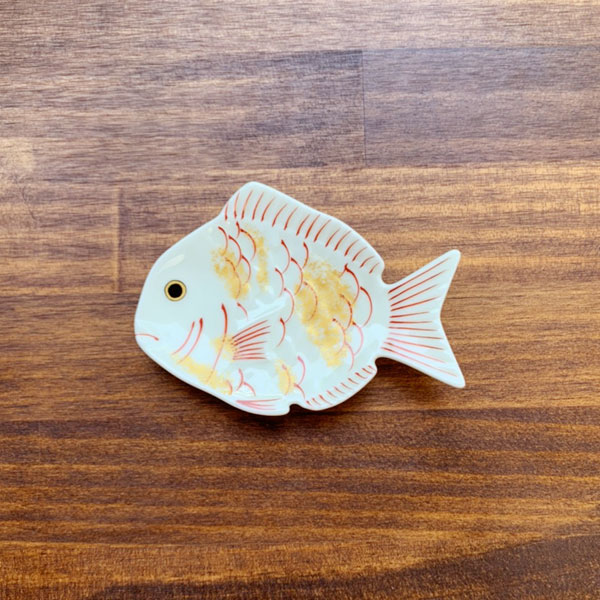 新品未使用　有田焼 紙風船両上り小判皿２枚セット② まるふくオリジナル】有田焼 紙風船両上り小判皿 33-019