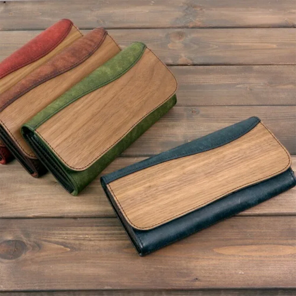 VARCO REAL WOOD ロングウォレット プエブロ イタリア共和国 札入れ メンズ レディース 長札入れ 大電気容量 革 本革 なめし革 日本製 木製 御釣り入れあり 御釣り入れ付き添い人 愛くるしげ 今めかしい かっこいい 分かりやすい か細い 薄型 ブランド名 差し上げ物 差し上げ物 クリスマス