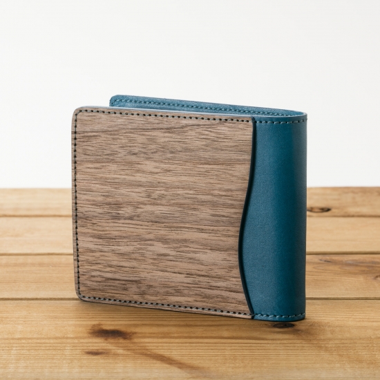 VARCO REAL WOOD スマートビルフォールド トレンド 財布 革財布 革 本革 革製 ヌメ革 レザー 日本製 木製 天然木 メンズ レディース コンパクト スマート カード入れ付き カードホルダー 大容量 機能的 シンプル 送料無料 ギフト プレゼント