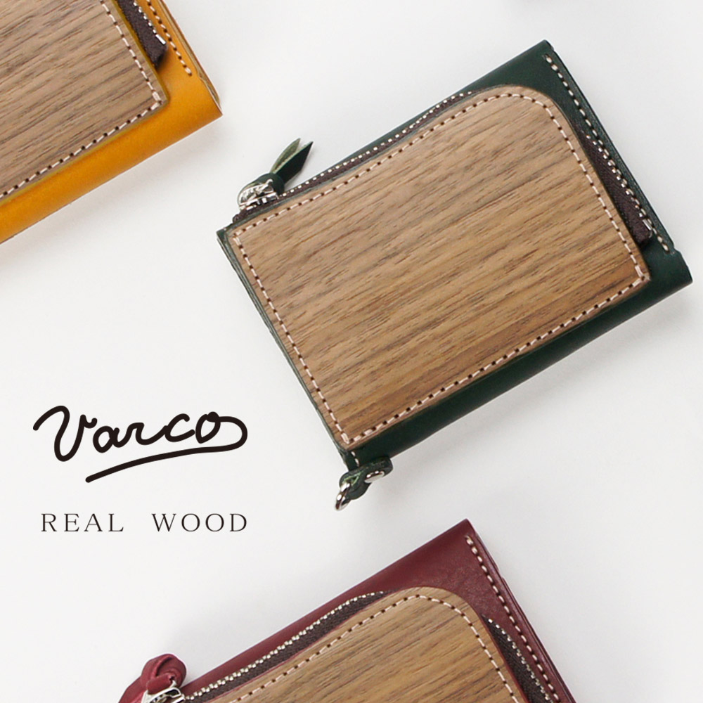 楽天市場】VARCO REAL WOOD fleur トリフォールドウォレット 三つ折り