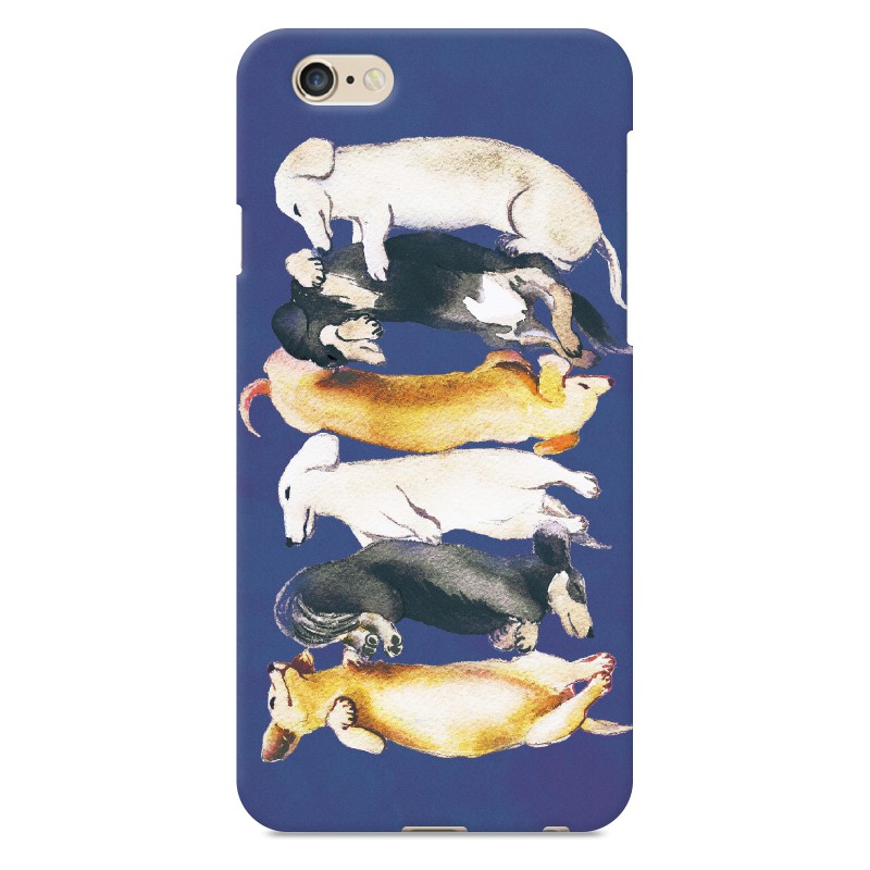 楽天市場 Iphone6s 6 用 スマホケース ミニチュアダックス ネイビー グッズ ペット 犬 イヌ イラスト ダックス アニマル デザイナーズ Vidamall 楽天市場店
