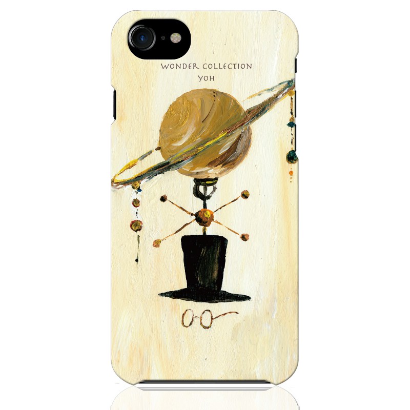 楽天市場 Iphone8 Iphone7 用 スマホケース 土星の帽子 月 宇宙 アート おしゃれ よう イラスト デザイナー 土星 星 Vidamall 楽天市場店