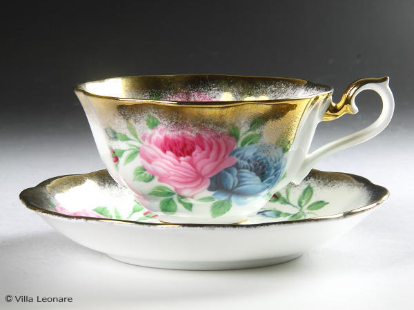 楽天市場】【ロイヤル アルバート】金彩＆ピンク薔薇 カップ＆ソーサー