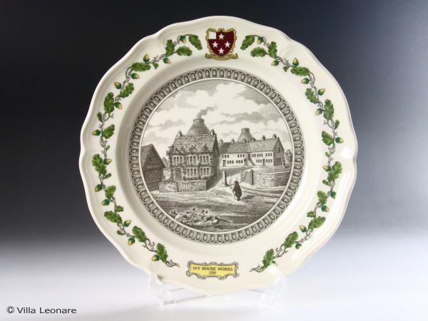 【ウエッジウッド】打ち立てる225周年(1759-1984)  IVY HOUSE WORKS（1759-1764)  祝する一皿(押さえる2000枚）