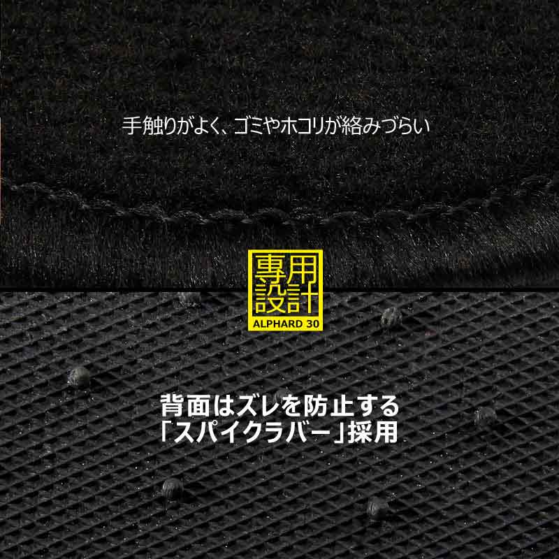 国内外の人気集結！ 30系前期のみ対応 アルファード ヴェルファイア 30 30系 専用設計 2NDラグマット 2列目通路マット 3RDラグマット  フロアマット ガソリン車 2列目 3列目シート 電動式オットマン 内装 パーツ カスタム エアロ アクセサリー ドレスアップ modultech.pl