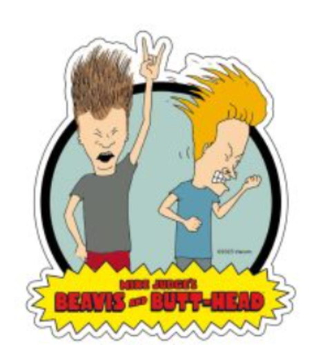 楽天市場】ビーバス＆バットヘッド ダイカット マグネット ビーバス