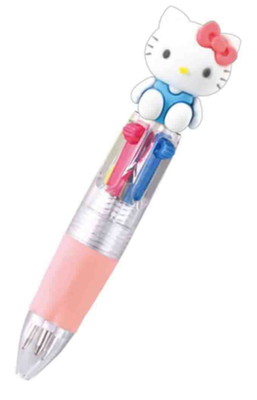 新品＋美品　ハローキティ ボールペン4本セット ハローキティ 4色ボールペン＆シャープペンシル サラサマルチ