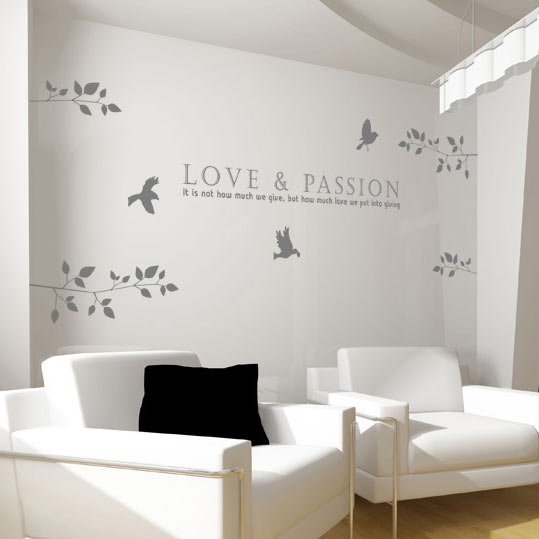 楽天市場 愛の鳥 ウォールステッカー インテリアシール 壁シール 壁紙シール グラフィックステッカー 転写式 北欧 ウォールステッカー 02p05nov16 ウォールステッカー Shop