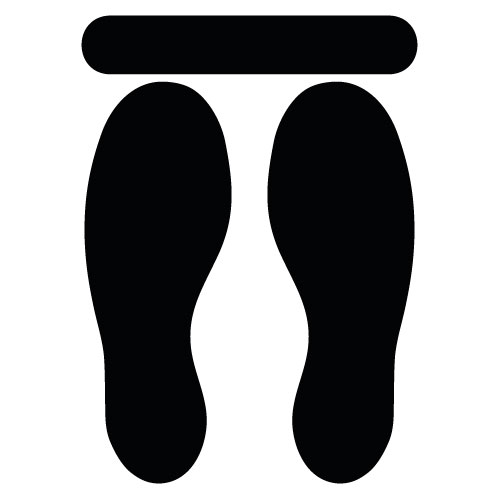 楽天市場 靴跡ステッカー 粘着シールなし 10枚 新型コロナ対策グッズ 版ラミネート加工 足跡ステッカー 足跡シート 靴跡表示 足型ステッカー 足型表示 ソーシャルディスタンスグッズ トレンドキャンドルサービス