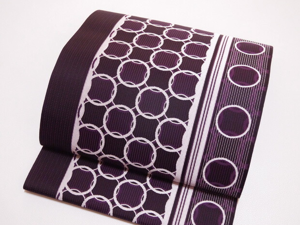 特価品！新品未仕立 博多帯 協和織 八寸名古屋帯 大華紋・縞文様 黒地 仕立代込 楽天市場】＜シック＆モダン＞博多織 協和織工場謹製 正絹 紋八