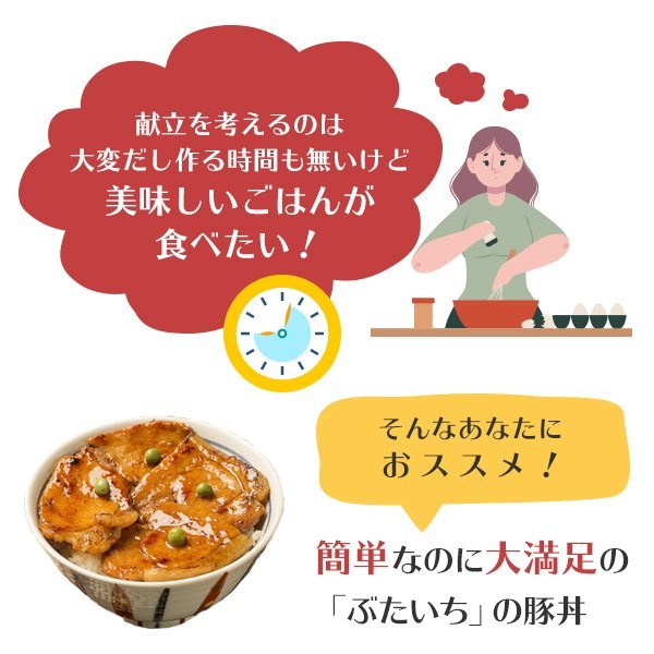 帯広ぶたいちの豚丼黄パッケージ計5食