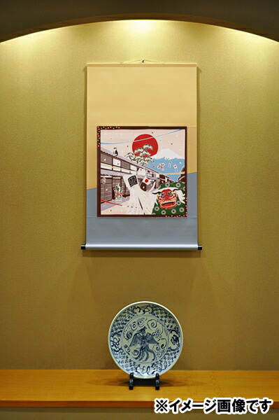 正月飾り　彫漆掛け軸 楽天市場】蒔絵ミニ短冊 ミニ掛け軸 正月掛け飾り・吊り飾り