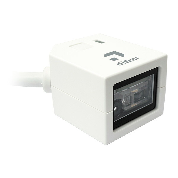 【店頭展示品 デモ機・検品済】QRコードリーダー USB-A接続 cubeQRX-USB OCR diBar ウェルコムデザイン 業務用 法人向け|ウェルコムデザイン