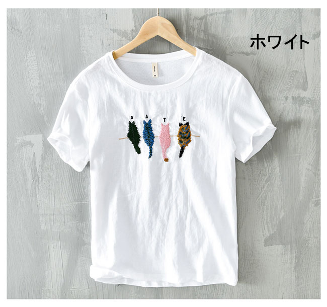 楽天市場 Tシャツ メンズ リネンシャツ 半袖tシャツ 半袖 綿麻tシャツ 無地 夏物 リネン スリム 綿麻 Winファッション