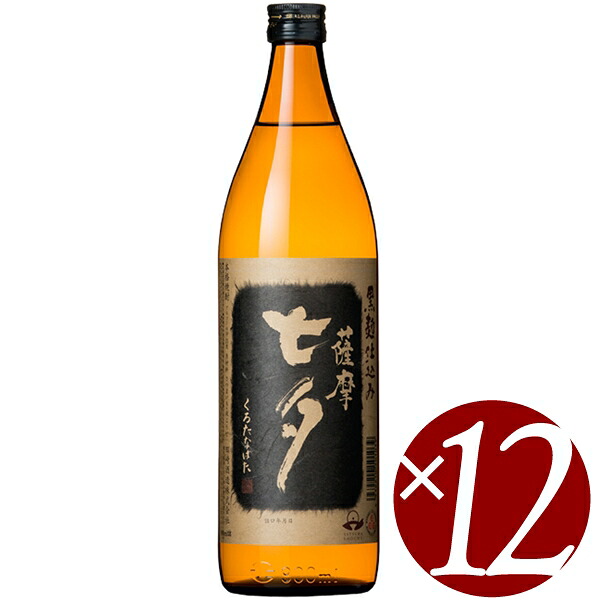 【P2倍(10日2時まで)】黒七夕 25度/田崎酒造　900ml×12本 (芋焼酎)