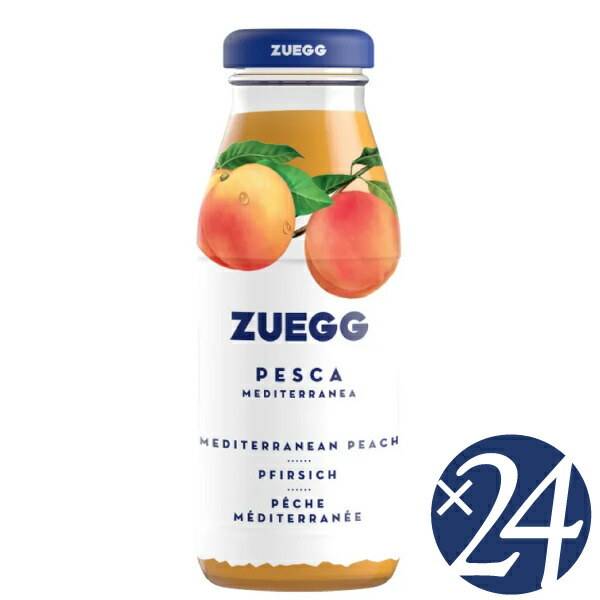 【P2倍(10日2時まで)】【ケース買い】ズエッグ　zuegg　スッコ ディ ペスカ（ ピーチ ）　　200ml×24本　(ジュース)