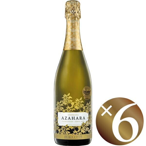 【ポイント10倍】ディーキン・エステート　アザーラ　スパークリング　ブリュット/ディーキン・エステート　750ml×６本　(スパークリングワイン）