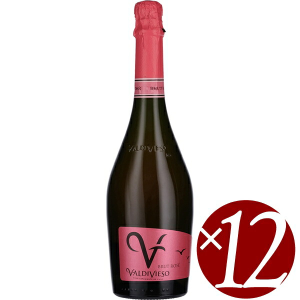 【P2倍(17日午前10時まで)】バルディビエソ ブリュット ロゼ/ビーニャ・バルディビエソ 750ml×12本 （ロゼスパークリング)【スパークリングワイン 泡 発泡酒 炭酸 微発泡 発泡性ワイン ハロウィン クリスマス 誕生日 結婚祝い パーティー】 14,280円