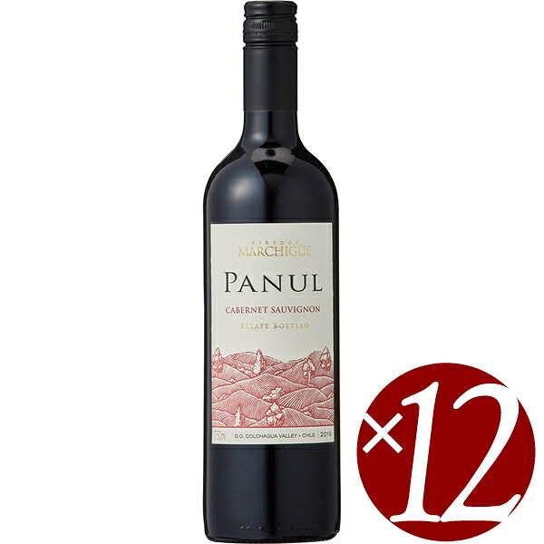 【P2倍(10日2時まで)】パヌール　カベルネ・ソーヴィニヨン/ビーニャ・マルチグエ　750ml×12本 (赤ワイン)