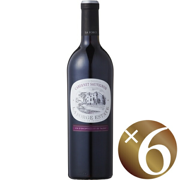【P2倍(10日2時まで)】ラ・フォルジュ・エステイト　カベルネ・ソーヴィニヨン/ラ・フォルジュ　750ｍｌ×6本　（赤ワイン）