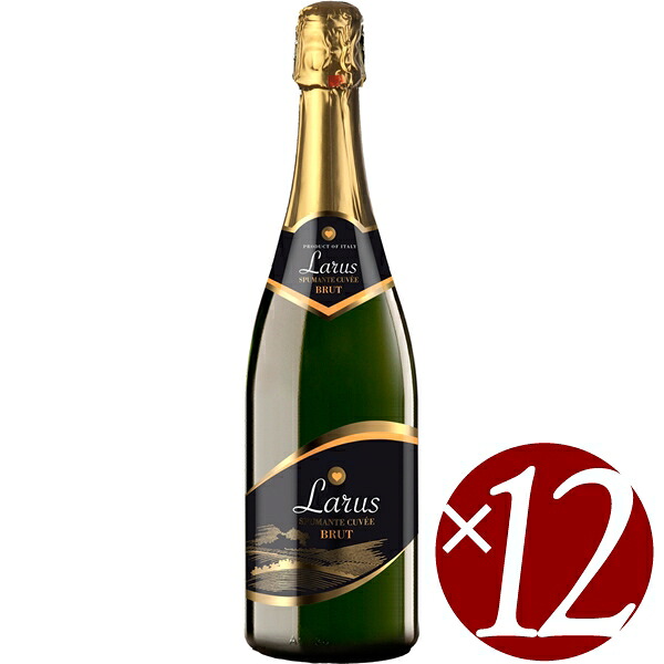 ラルス スプマンテ・ブリュット・トレッビアーノ/チェヴィコ 750ml×12本 (スパークリングワイン) 【スパークリングワイン 泡 発泡酒 炭酸 微発泡 発泡性ワイン ハロウィン クリスマス 誕生日 結婚祝い パーティー】|ワイン本舗 ヴァン・ヴィーノ
