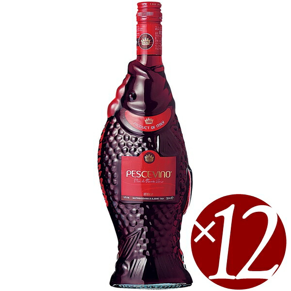 【P2倍(17日午前10時まで)】ペッシェヴィーノ・ロッソ/ウマニ・ロンキ　750ml×12本 (赤ワイン)