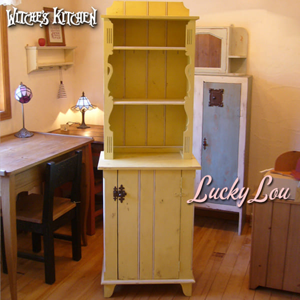 絵の具パイン ナロウドレッサー【Lucky Lou・ラッキールー】 収納家具-キッチン収納-インテリア・寝具・収納