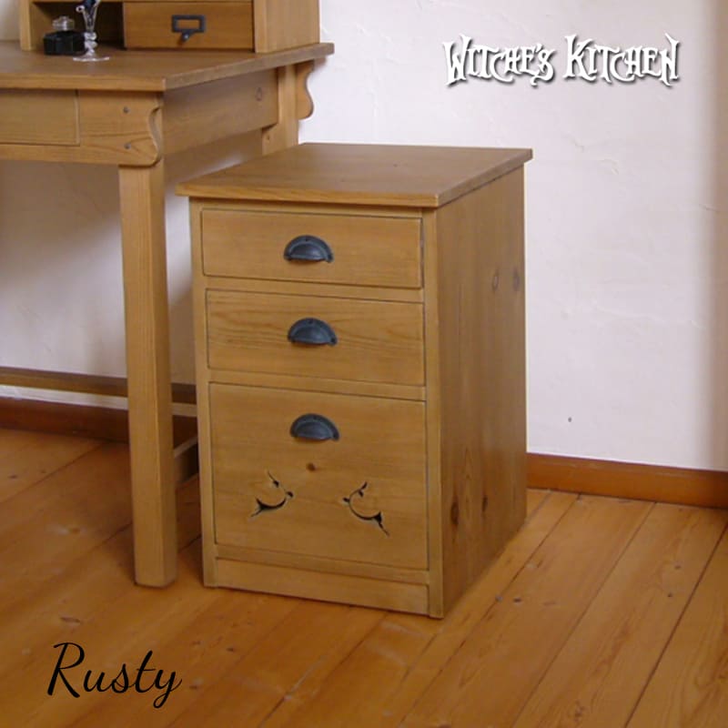 デスクサイド ワゴンチェスト 【Rusty・ラスティー】 51,700円