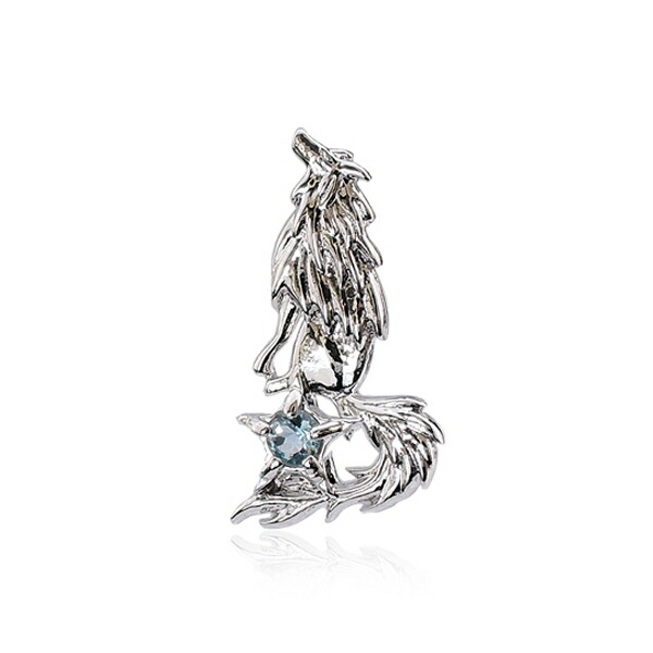 楽天市場 レディース ウィメンズ 女性 アクセサリー シルバー プレゼント ギフト フォーマル 10k W ゴールド クライングウルフピアス レディース ユニセックス狼 ウルフマン ウルフマンbrs シルバーアクセウルフマンbrs