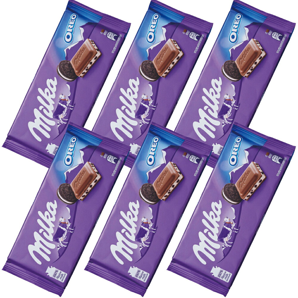 楽天市場】ミルカ チョコレート オレオ 100g 6個セット 送料無料