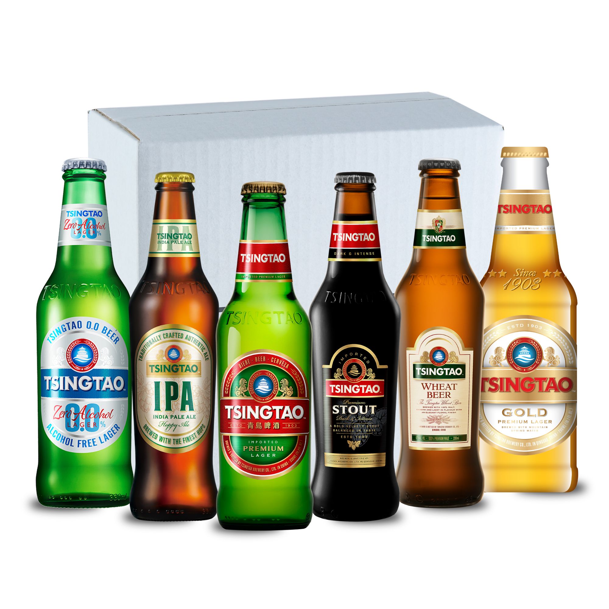 楽天市場】中国 青島ノンアルコールビール瓶 (330mlx24本入