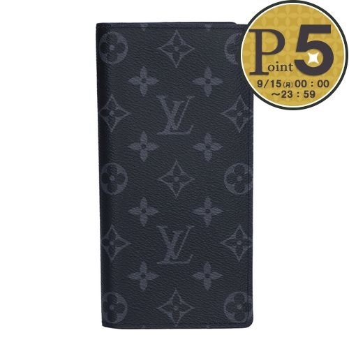 Louis Vuitton ブラック 長財布　エクリプス LOUIS VUITTON ルイヴィトン 長財布 モノグラム・エクリプス
