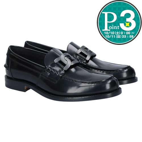 【18日0時～72h限定ポイント5倍】 トッズ TOD’S メンズ シューズ レザーローファー XXM26C0EO40AKT ブラック